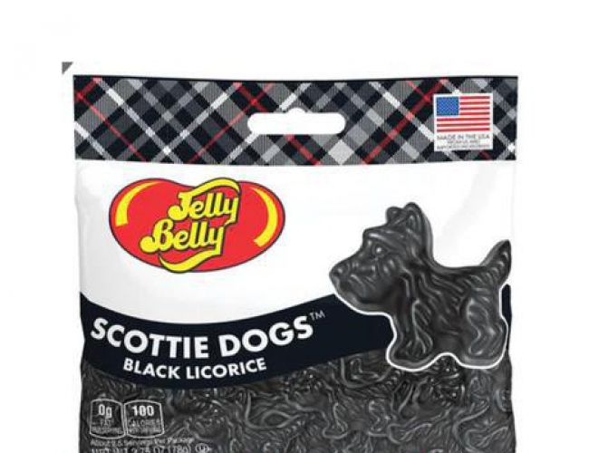JELLY BELLY SCOTTIE DOGS BLACK LICORICE