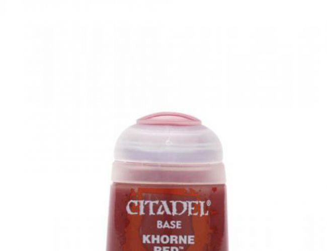 CITADEL BASE (12ML) -  KHORNE RED (MSRP $5.40)