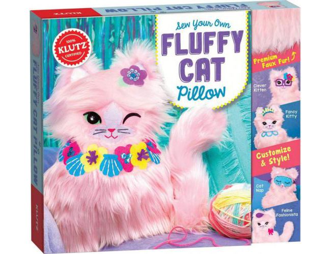 KLUTZ - SEW YOUR OWN FLUFFY CAT PILLOW