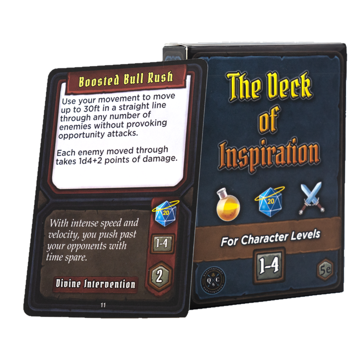 THE DECK OF INSPIRATION (LEVELS 1-4)