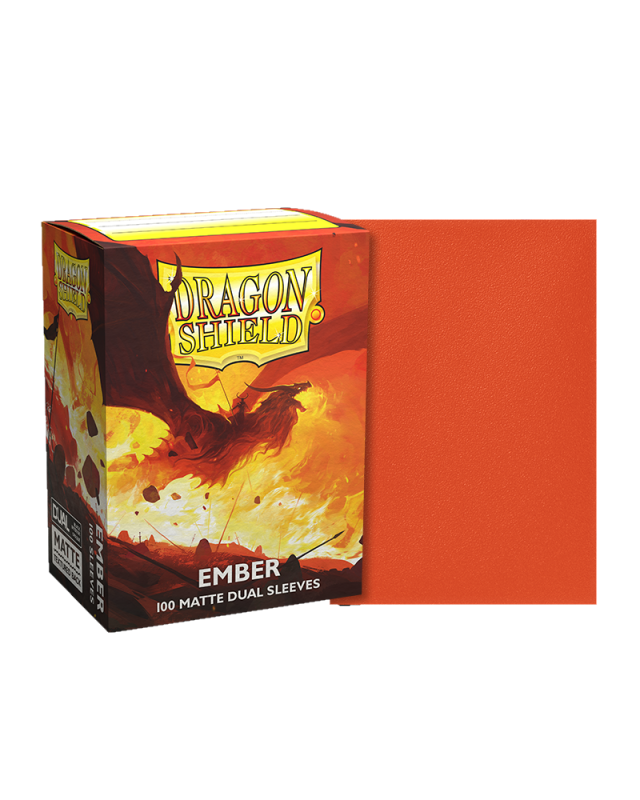 Dragon Shield Japanese Size Dual Matte - Ember (60 ct.)