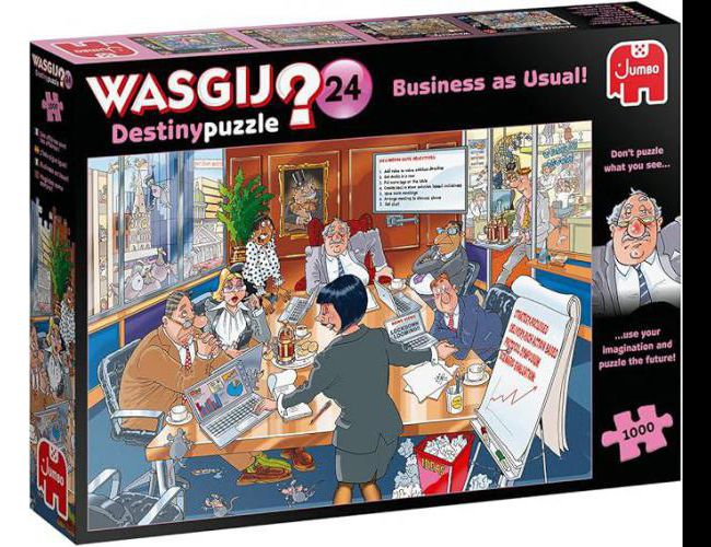 1000pc WASGIJ? DESTINY PUZZLE #24 - BUSINESS AS USUAL