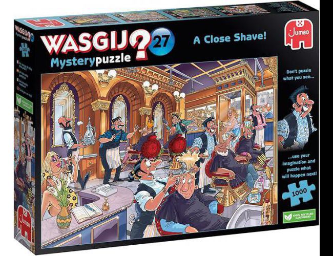 1000pc WASGIJ? MYSTERY 27 - A CLOSE SHAVE!