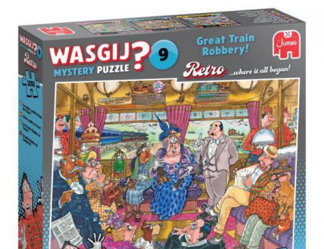 1000pc WASGIJ? MYSTERY 9 - GREAT TRAIN ROBBERY!