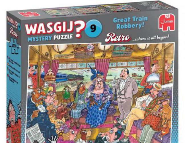 1000pc WASGIJ? MYSTERY 9 - GREAT TRAIN ROBBERY!