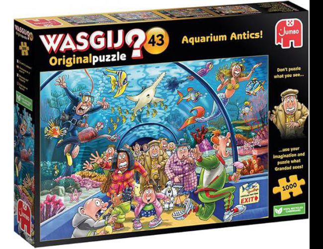 1000pc WASGIJ? ORIGINAL 34 - AQUARIUM ANTICS!