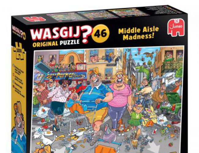 1000pc WASGIJ? ORIGINAL 46 - MIDDLE AISLE MADNESS!