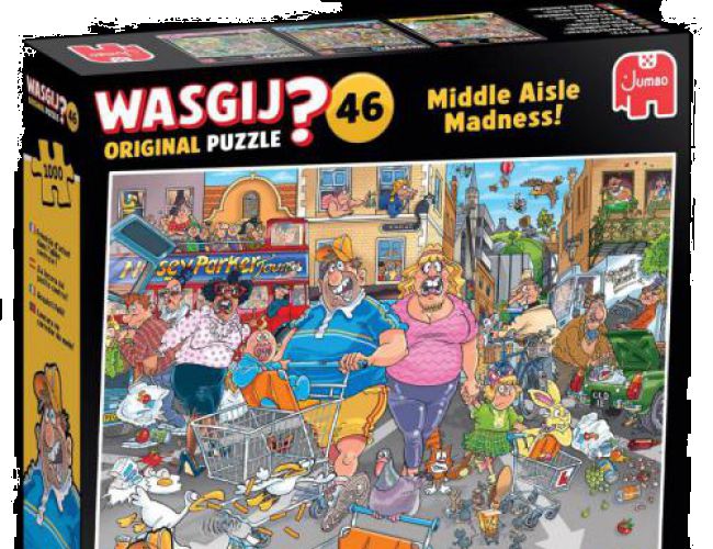 1000pc WASGIJ? ORIGINAL 46 - MIDDLE AISLE MADNESS!