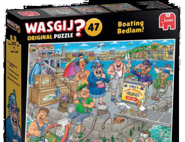 1000pc WASGIJ? ORIGINAL 47 - BOATING BEDLAM!