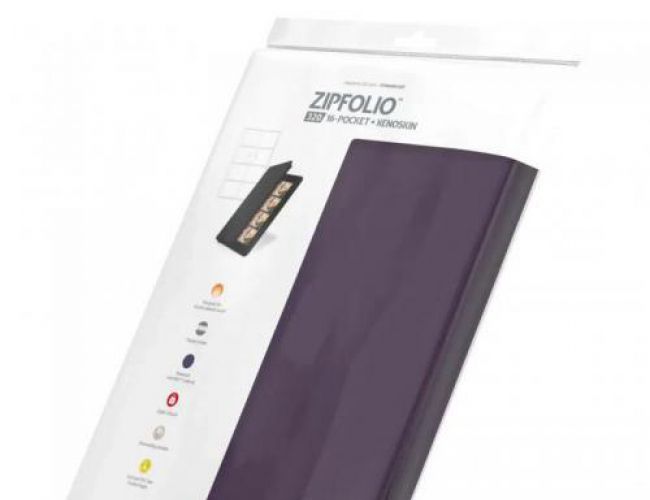 UG QUADROW ZIPFOLIO XENOSKIN 16PKT - PURPLE
