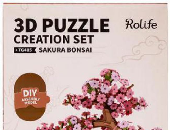 3D WOODEN PUZZLE DIY - SAKURA BONSAI