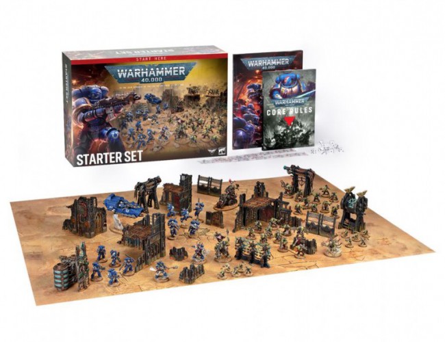 WARHAMMER 40K STARTER SET (MSRP $300) (TOO HEAVY TO SHIP)