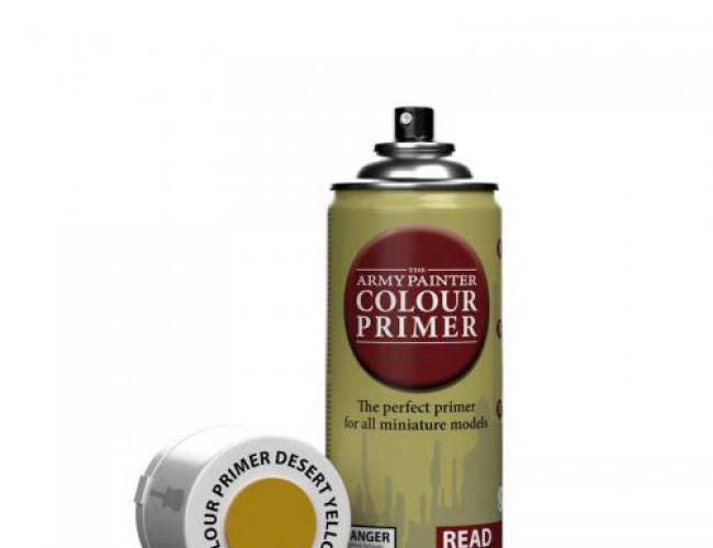 ARMY PAINTER COLOUR PRIMER: DESERT YELLOW