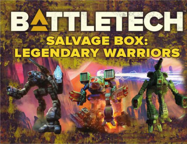 BATTLETECH SALVAGE BOX: LEGENDARY WARRIORS (MYSTERY)