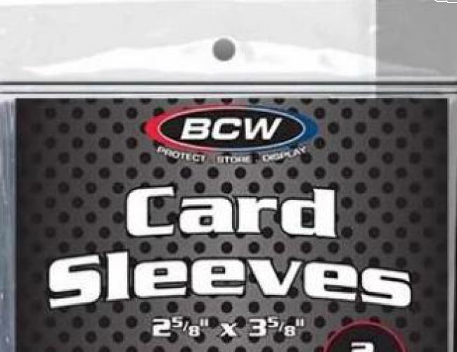 BCW Board Game Card Sleeves (50 Pack) - 89mm X 127mm Double Size - Premium, Acid-Free, Clear