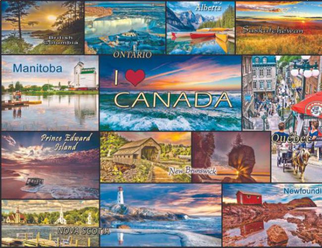 CANADIAN PHOTOGRAPHY 1000PC PUZZLE - I LOVE CANADA