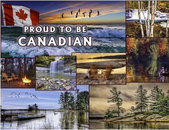 CANADIAN PHOTOGRAPHY 1000PC PUZZLE - PROUD TO BE CANADIAN