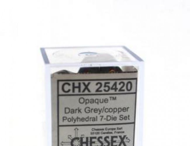 CHX 25420 OPAQUE 7-DIE SET DARK GREY/COPPER