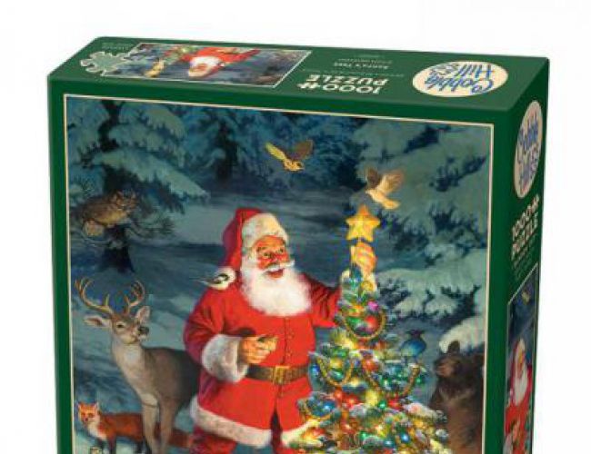 COBBLE HILL 1000PC SANTA'S TREE
