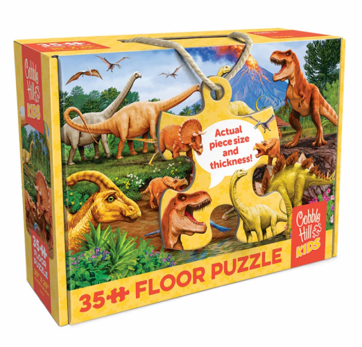 COBBLE HILL 35 PCS FLOOR PUZZLE DINOS