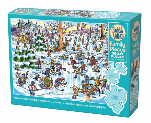COBBLE HILL 350 PCS FAMILY HOCKEY TOWN