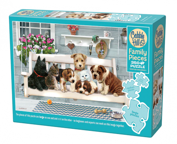 COBBLE HILL 350 PCS FAMILY PUZZLE PORCH PALS