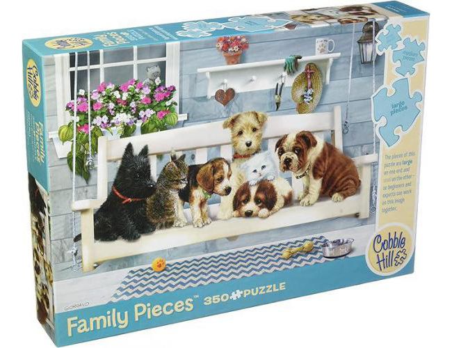 COBBLE HILL 350 PCS FAMILY PUZZLE: PORCH PALS