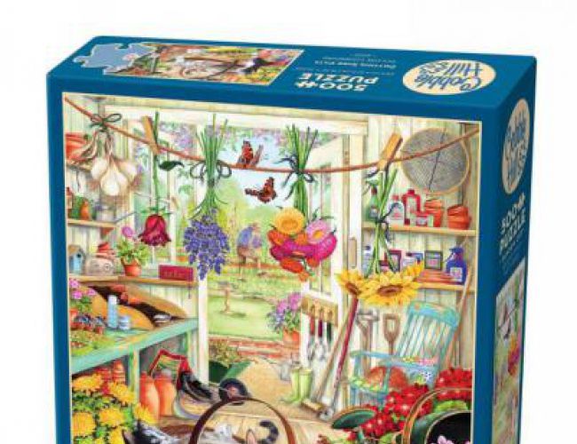 COBBLE HILL 500 PC POTTING SHED CATS