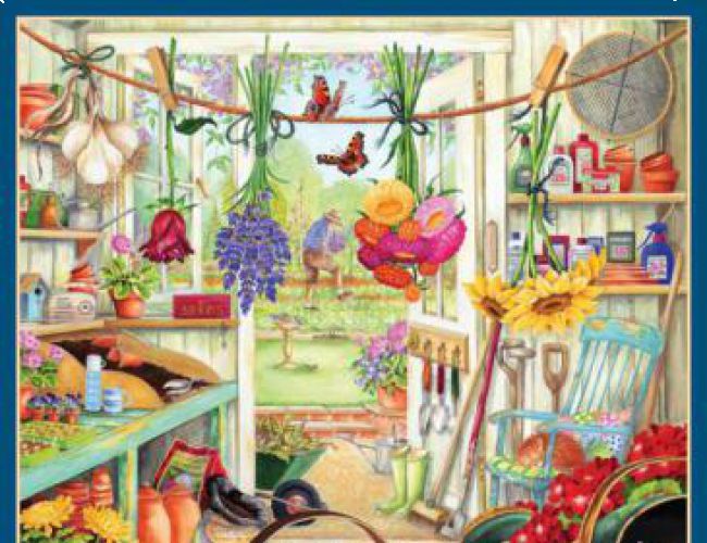 COBBLE HILL 500 PC POTTING SHED CATS