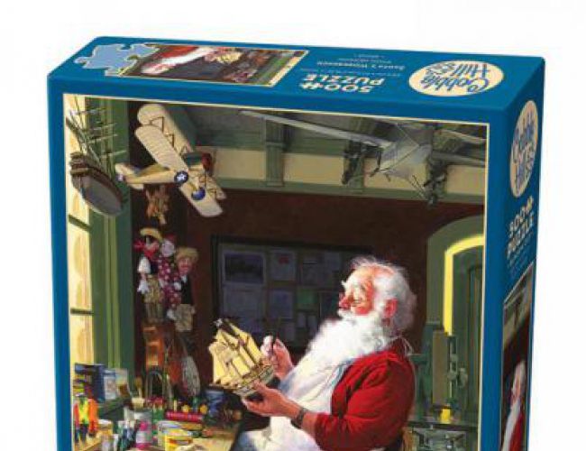 COBBLE HILL 500 PCS SANTA'S WORKBENCH