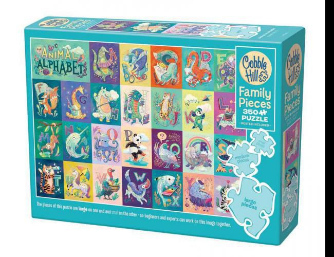 COBBLE HILL FAMILY 350 PCS ANIMAL ALPHABET