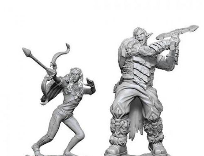 CR UNPAINTED MINIS ASHARI STONEGUARD & ASHARI SKYDANCER