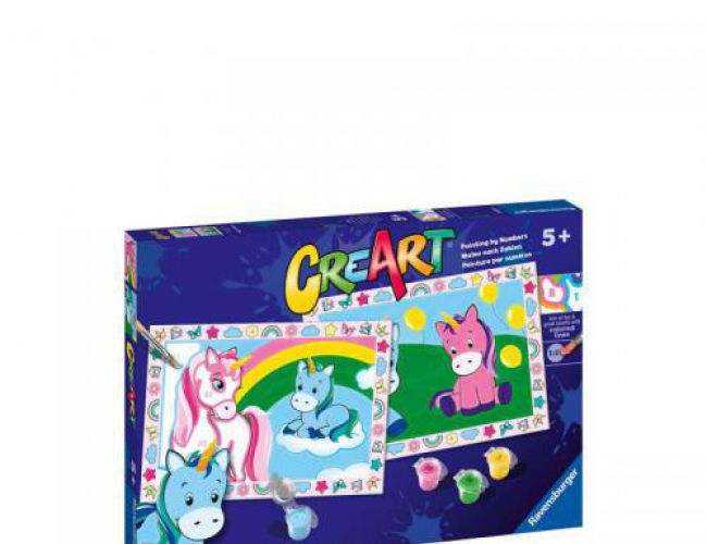 CREART - HAPPY UNICORN PAINT BY NUMBERS