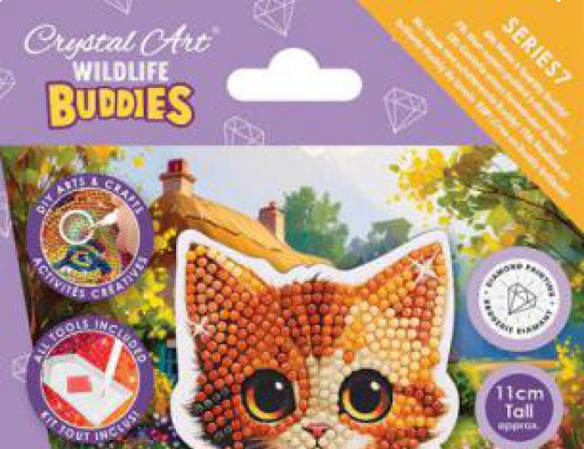 CRYSTAL ART BUDDIES - WILDLIFE: KITTEN