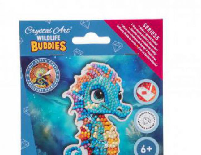 CRYSTAL ART BUDDIES: SEAHORSE
