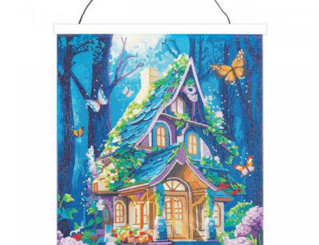 CRYSTAL ART SCROLL KIT: FANTASY HOUSE