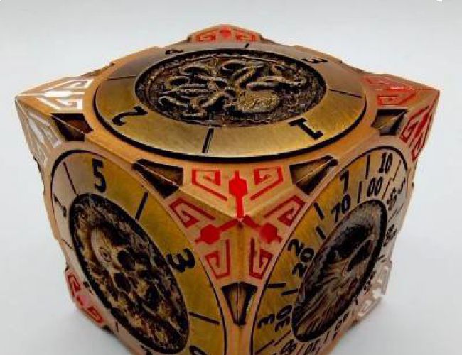 CUBE OF CHAOS - ANCIENT COPPER IN BLACK BOX