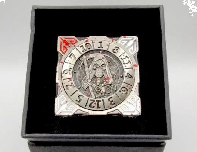 CUBE OF CHAOS - BLOODIED SILVER IN BLACK BOX
