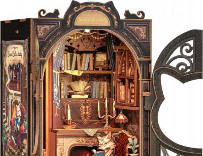CUTEBEE DIY BOOK NOOK: COUNT CAT'S STUDY