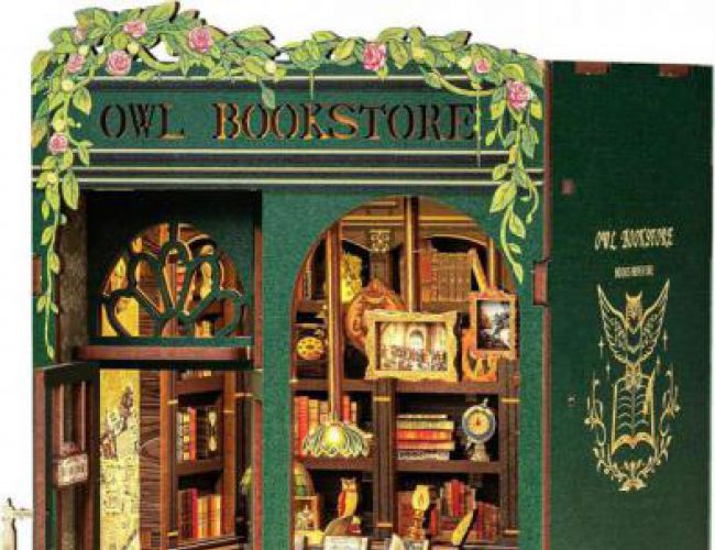 CUTEBEE DIY BOOK NOOK: OWL BOOKSTORE