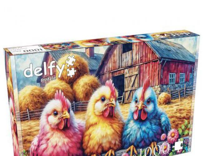DELFY 1000 PCS - EGG-CITING TRIO