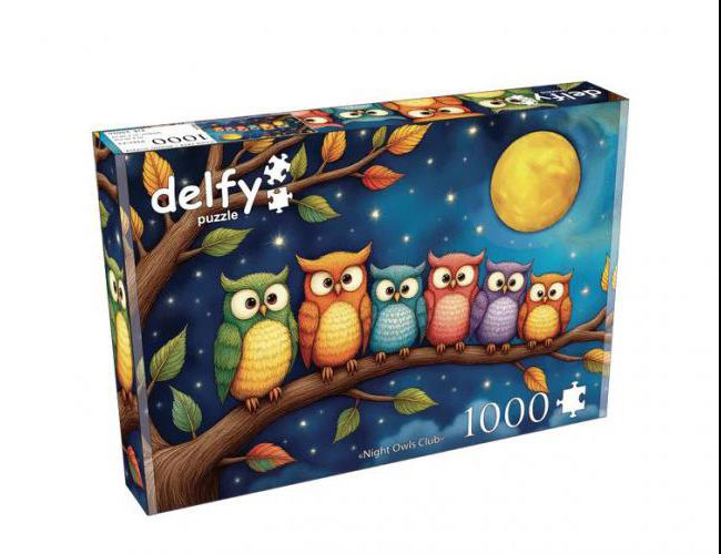 DELFY 1000 PCS - NIGHT OWLS CLUB