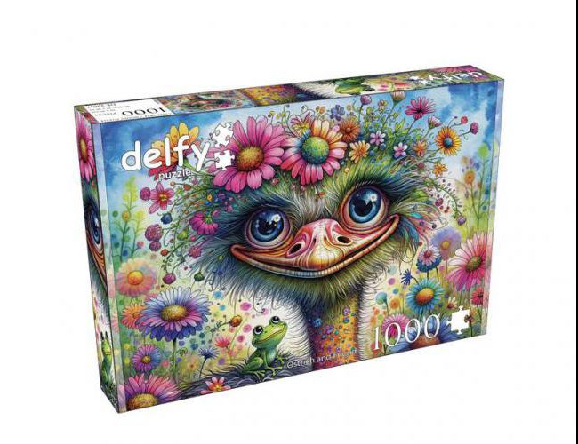 DELFY 1000 PCS - OSTRICH AND FRIEND