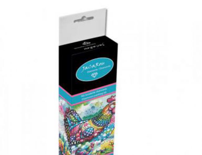 DIAMOND PAINTING KIT 40 X 30 - POLKA PLUMAGE