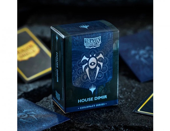 DRAGON SHIELD SLEEVES DUAL MATTE MTG GUILDPACT HOUSE DIMIR 100CT