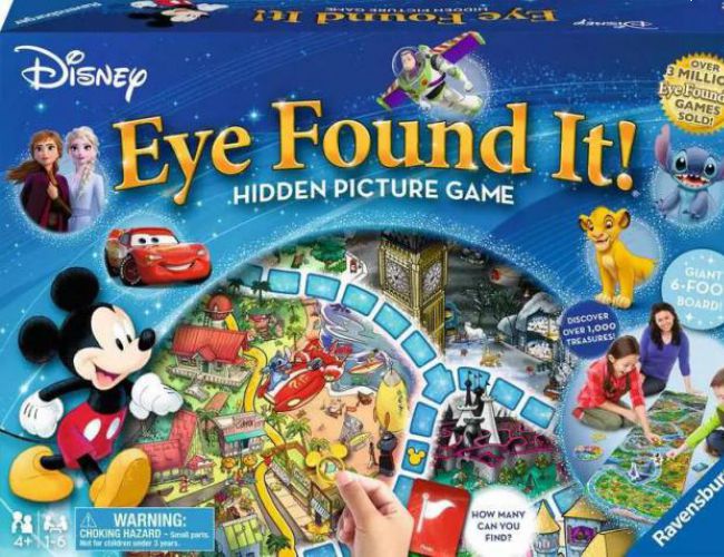 DISNEY EYE FOUND IT HIDDEN PICTURE GAME