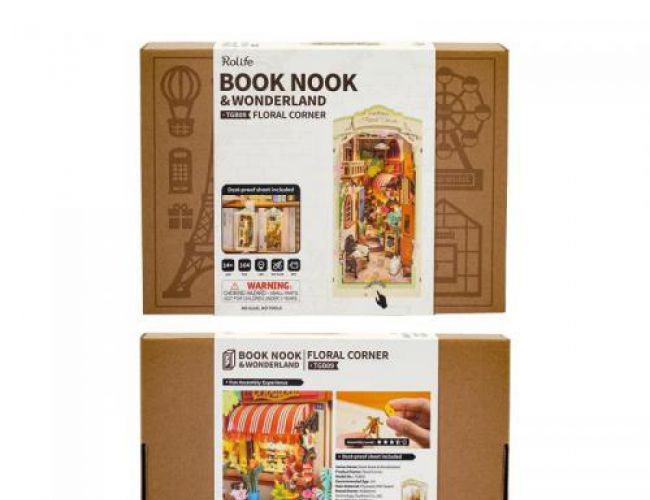 DIY BOOK NOOK: FLORAL CORNER
