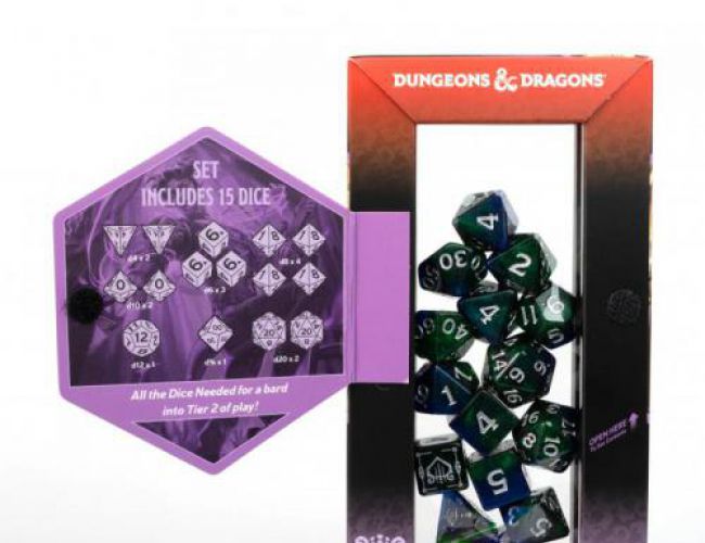 DND ADVENTURE DICE BARD: BLUE