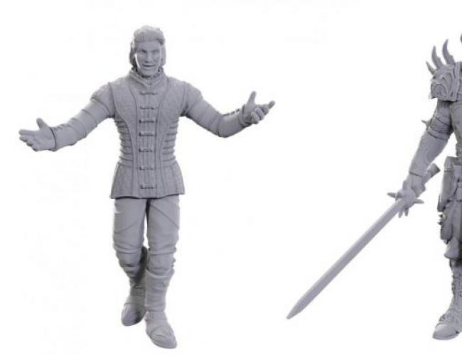 DND UNPAINTED MINI - BALDUR'S GATE 3: SAREVOK ANCHEV & RAPHAEL