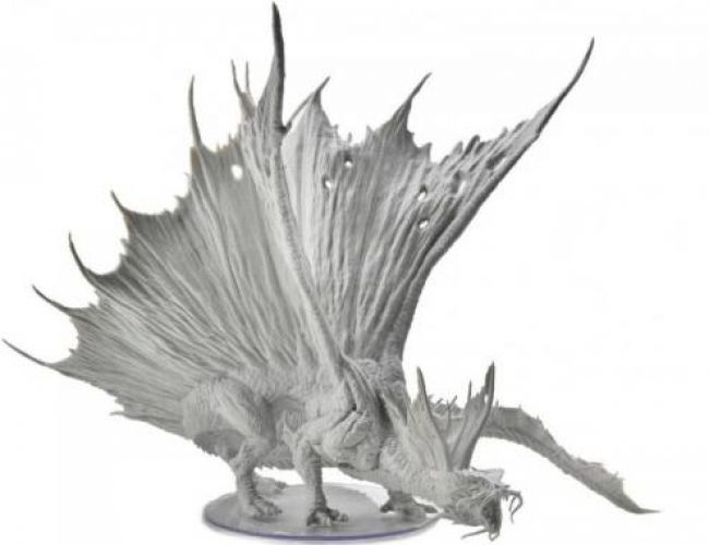 DND UNPAINTED MINIS ADULT GOLD DRAGON